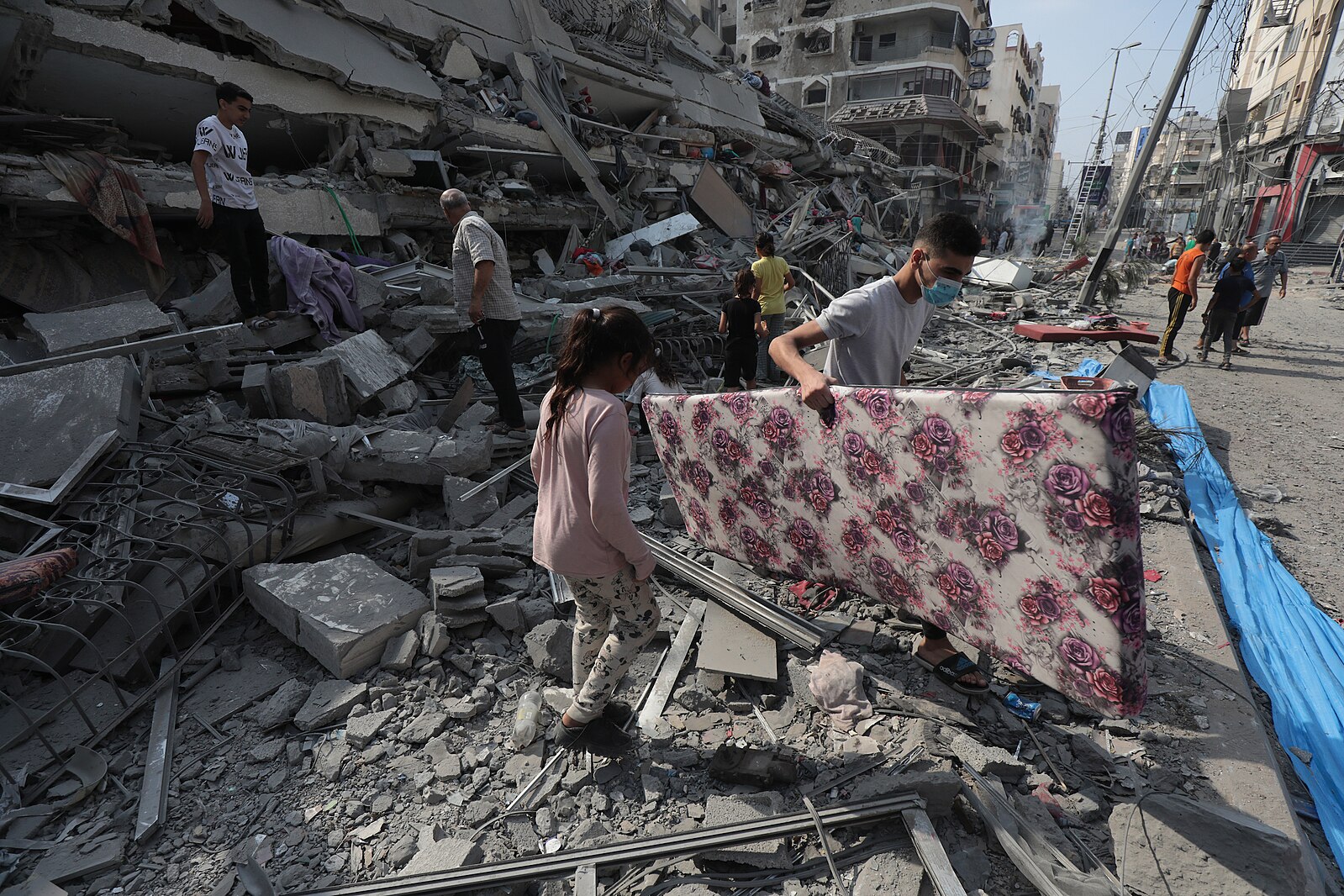 Damage in the Gaza Strip